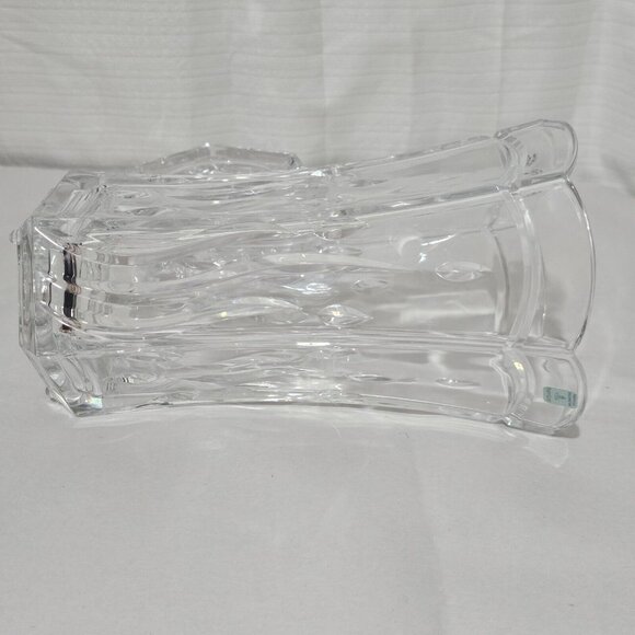 PartyLite Signature Hurricane Candleholder 11.75" taper pillar crystal vtg - Picture 9 of 10